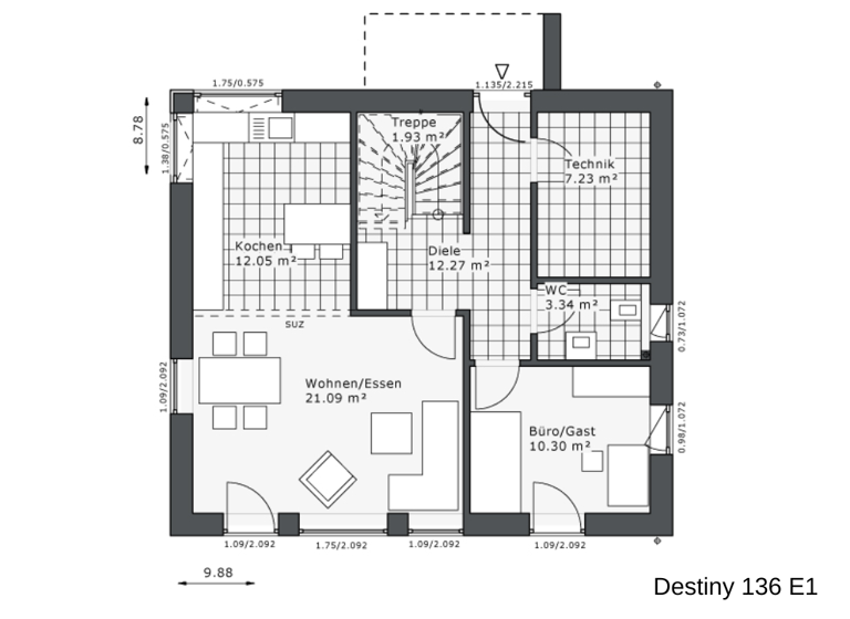 Einfamilienhaus zum Kauf provisionsfrei 429.607 € 4 Zimmer 130 m² 642 m² Grundstück Speicher 54662