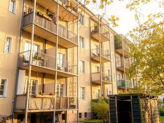 Wohnung zur Miete 529 € 1 Zimmer 35 m² EG Zwenkauer Straße 17 Connewitz Leipzig 04277