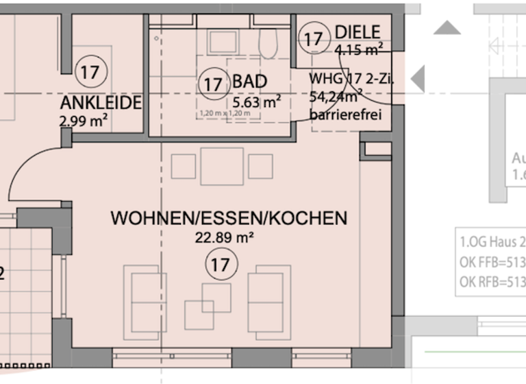Wohnung zur Miete 1.054 € 2 Zimmer 54 m²<br/>Wohnfläche 1/1<br/>Geschoss Bahnhofstraße Althengstett Althengstett 75382
