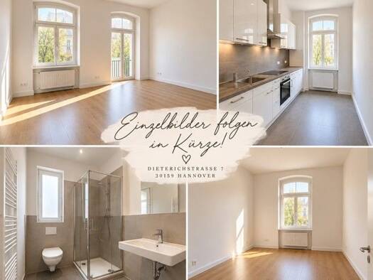 Wohnung zur Miete 1.209 € 3,5 Zimmer 80,6 m² frei ab sofort Dieterichsstraße 7 Mitte Hannover 30159