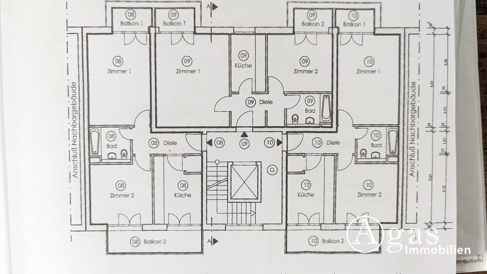 Wohnung zum Kauf 175.000 € 2 Zimmer 54 m²<br/>Wohnfläche 3.<br/>Geschoss Teltow Teltow 14513