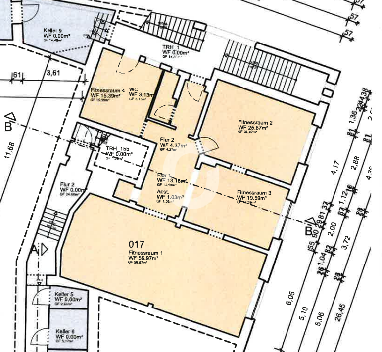 Büro-/Praxisfläche zur Miete provisionsfrei 18 € 140 m²<br/>Bürofläche ab 140 m²<br/>Teilbarkeit Karlshöhe Stuttgart, Süd 70178