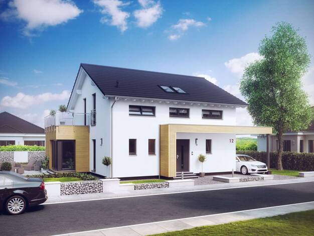 Einfamilienhaus zum Kauf provisionsfrei 376.998 € 5 Zimmer 154 m² 650 m² Grundstück Kirchberg Kirchberg an der Iller 88486
