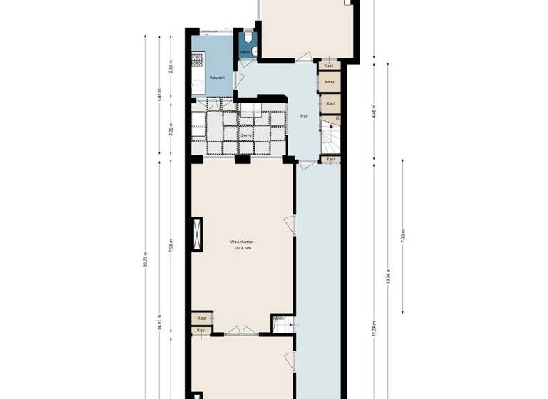 Haus zum Kauf 2.950.000 € 10 Zimmer 543 m² 301 m² Grundstück oude delft 47 delft 2611 BC