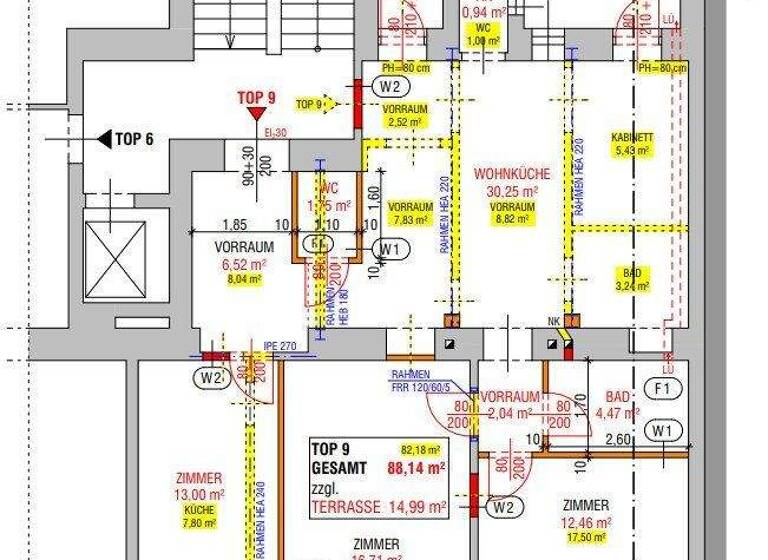 Wohnung zum Kauf 448.900 € 4 Zimmer 88 m² 1. Geschoss Wien 1200