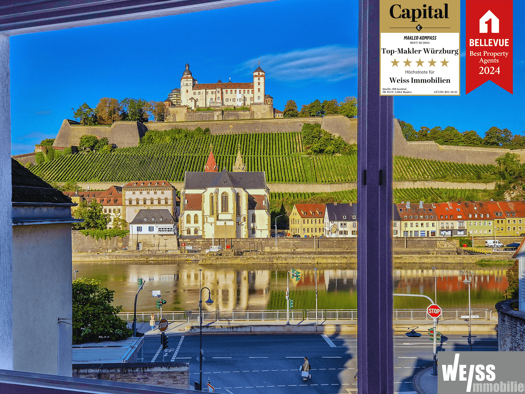 Wohnung zur Miete 2.013 € 3 Zimmer 115 m² 3. Geschoss Wirsbergstraße 10 Altstadt Würzburg 97070