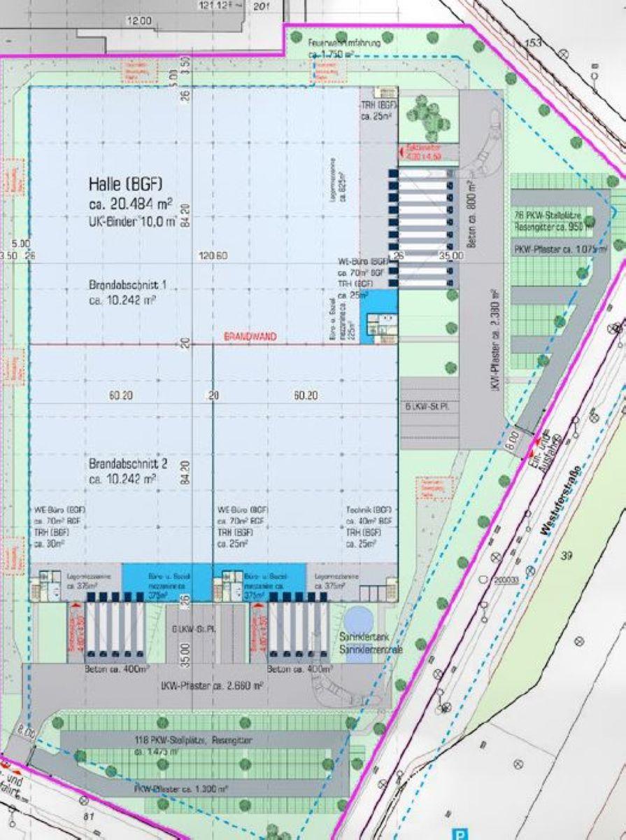 Halle/Industriefläche zur Miete provisionsfrei 22.506 m²<br/>Lagerfläche Bergborbeck Essen 45356