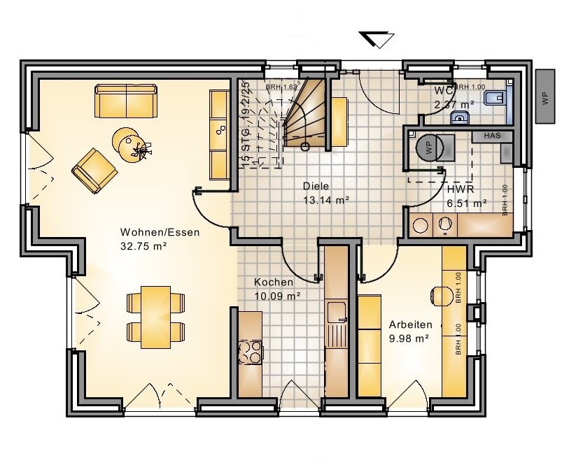 Einfamilienhaus zum Kauf 465.440 € 5 Zimmer 150 m²<br/>Wohnfläche 661 m²<br/>Grundstück Wiefelstede Wiefelstede 26215