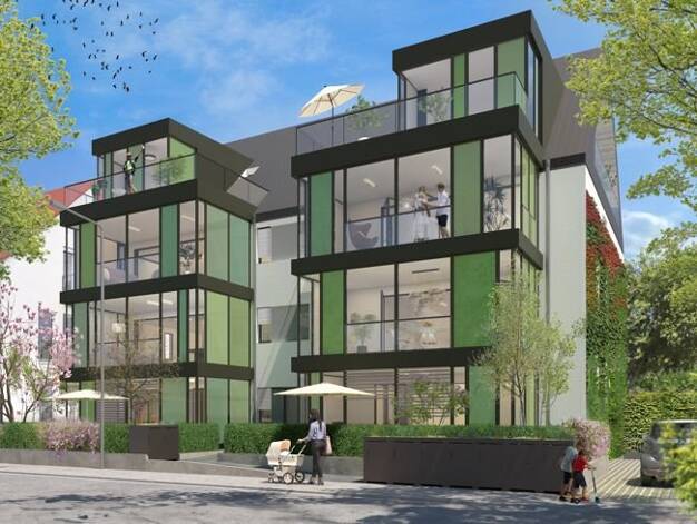 Wohnung zum Kauf - Neubau provisionsfrei 689.800 € 3 Zimmer 89,1 m² 1. Geschoss Oberrad Frankfurt am Main 60599