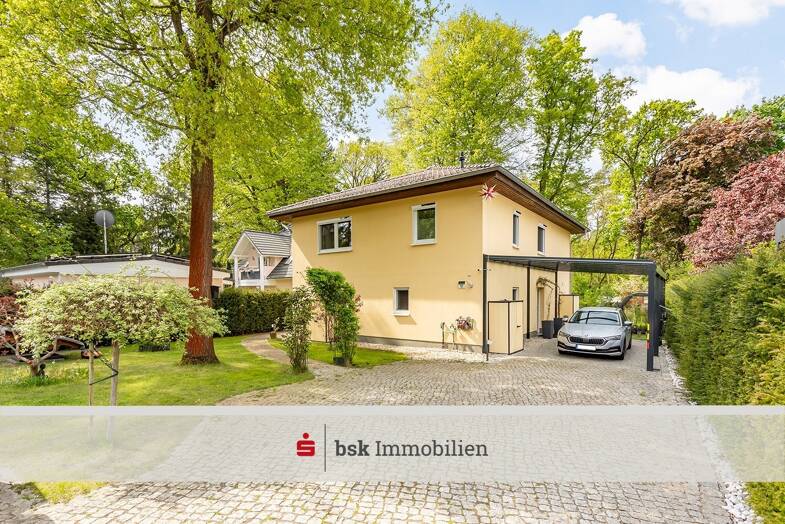 Einfamilienhaus zum Kauf 1.049.000 € 6 Zimmer 152,5 m² 1.124 m² Grundstück Wilhelmshorst Michendorf (OT Wilhelmshorst) 14552