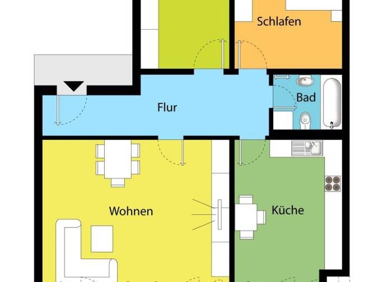 Wohnung zur Miete 1.149 € 3 Zimmer 104,4 m² frei ab 01.05.2026 Pirna 01796