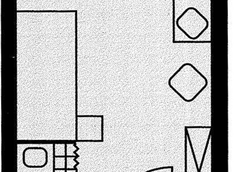 Wohnung zur Miete 256 € 1 Zimmer 24,5 m² 1. Geschoss frei ab 01.02.2026 Fettenvorstadt Greifswald 17489