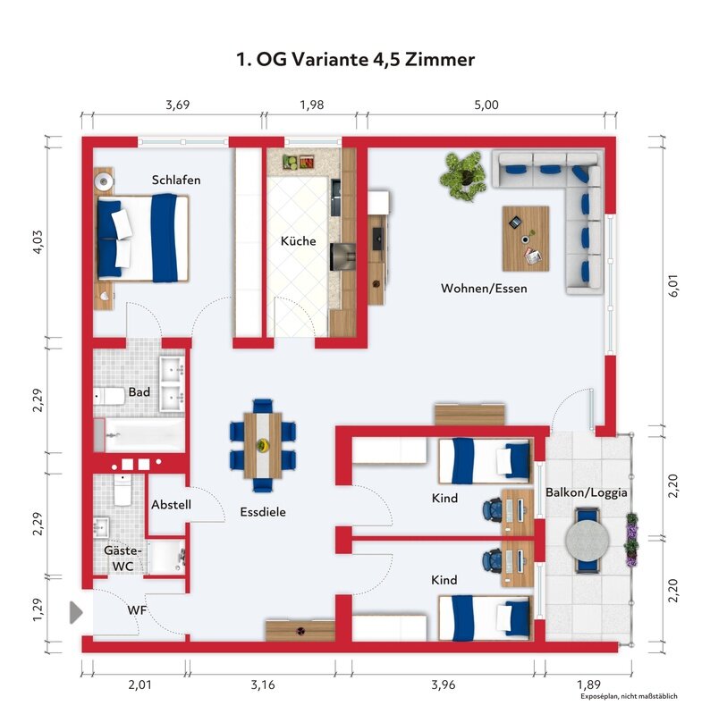 Wohnung zum Kauf 275.000 € 4,5 Zimmer 105 m²<br/>Wohnfläche Unterfeldhaus Erkrath 40699