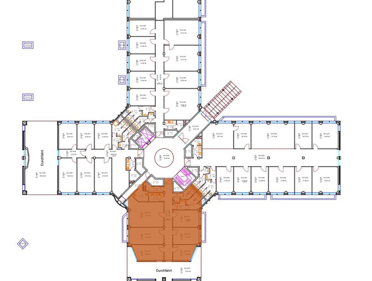 Bürofläche zur Miete 166,2 m²<br/>Bürofläche ab 166,2 m²<br/>Teilbarkeit Lilienthalstr. 25-29 Hallbergmoos Hallbergmoos 85399