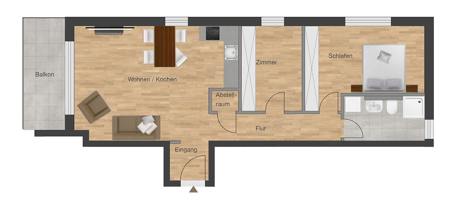 Wohnung zum Kauf provisionsfrei 449.000 € 2,5 Zimmer 70,6 m²<br/>Wohnfläche Hengstbachstraße 4 Dreieichenhain Dreieich 63303