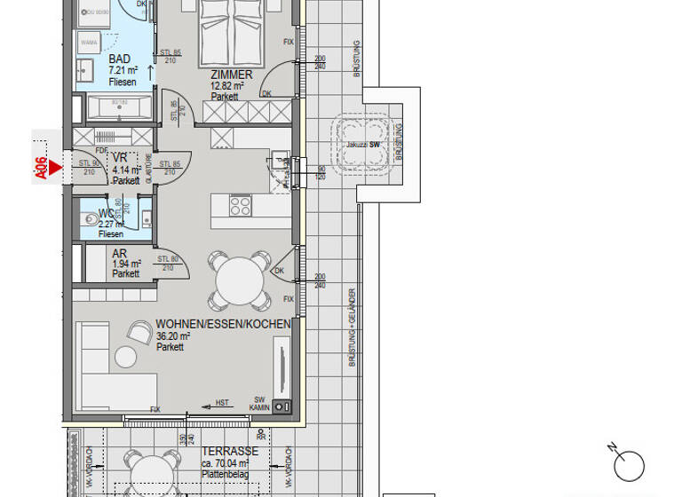 Wohnung zum Kauf - Erstbezug provisionsfrei 689.000 € 2 Zimmer 64,6 m² Sankt Peter Graz 8042