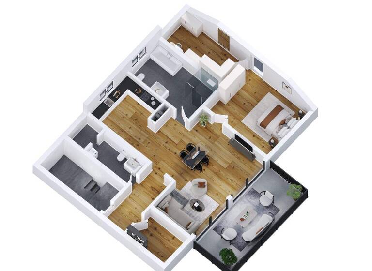 Wohnung zum Kauf 680.000 € 2 Zimmer 109 m² 3. Geschoss Kempten 87435