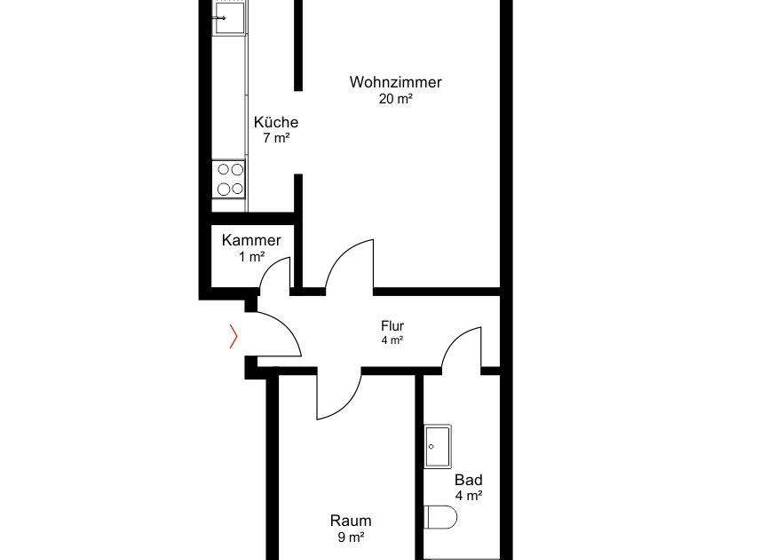 Wohnung zum Kauf 259.000 € 1,5 Zimmer 47 m² Barmbek-Nord Hamburg 22307