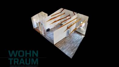 Wohnung zur Miete 260 € 1 Zimmer 28,8 m² Dachgeschoss, 2. Geschoss Große Brunnenstraße 61 Giebichenstein Halle 06114