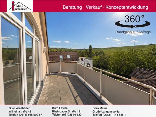 Wohnung zum Kauf 249.000 € 2 Zimmer 67 m² 3. Geschoss Eltville Eltville am Rhein 65343
