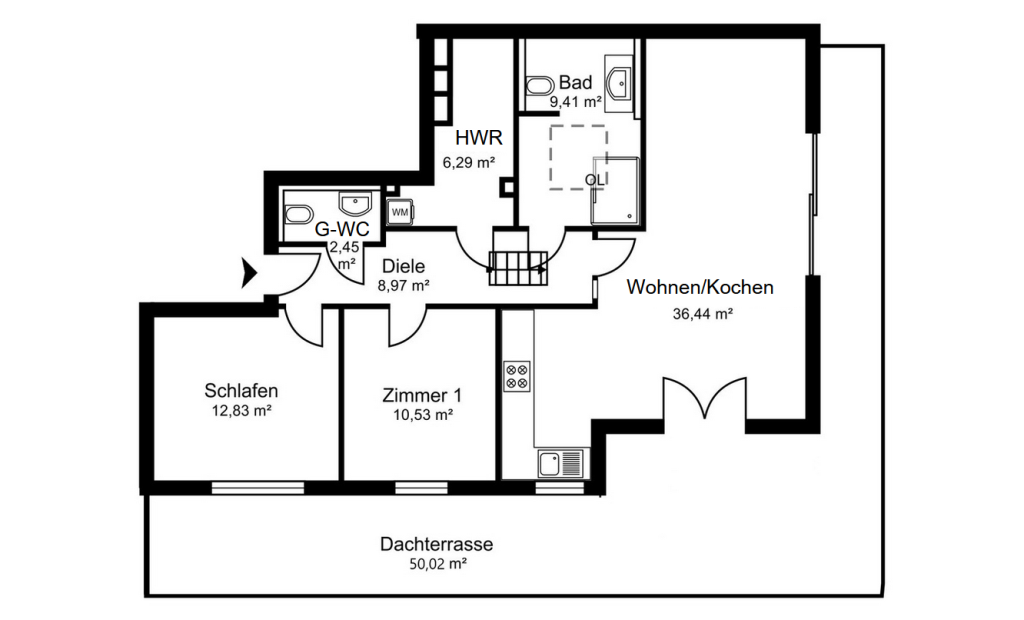 Penthouse zum Kauf provisionsfrei 585.000 € 3 Zimmer 111,9 m²<br/>Wohnfläche Lilienthal Lilienthal 28865