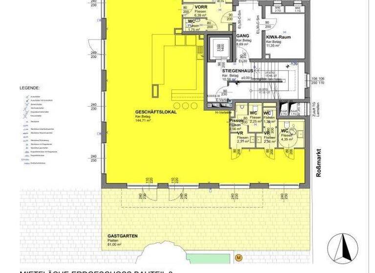 Gastronomie/Hotel zur Miete - Erstbezug 1.617 € Heßstraße 3 St. Pölten 3100