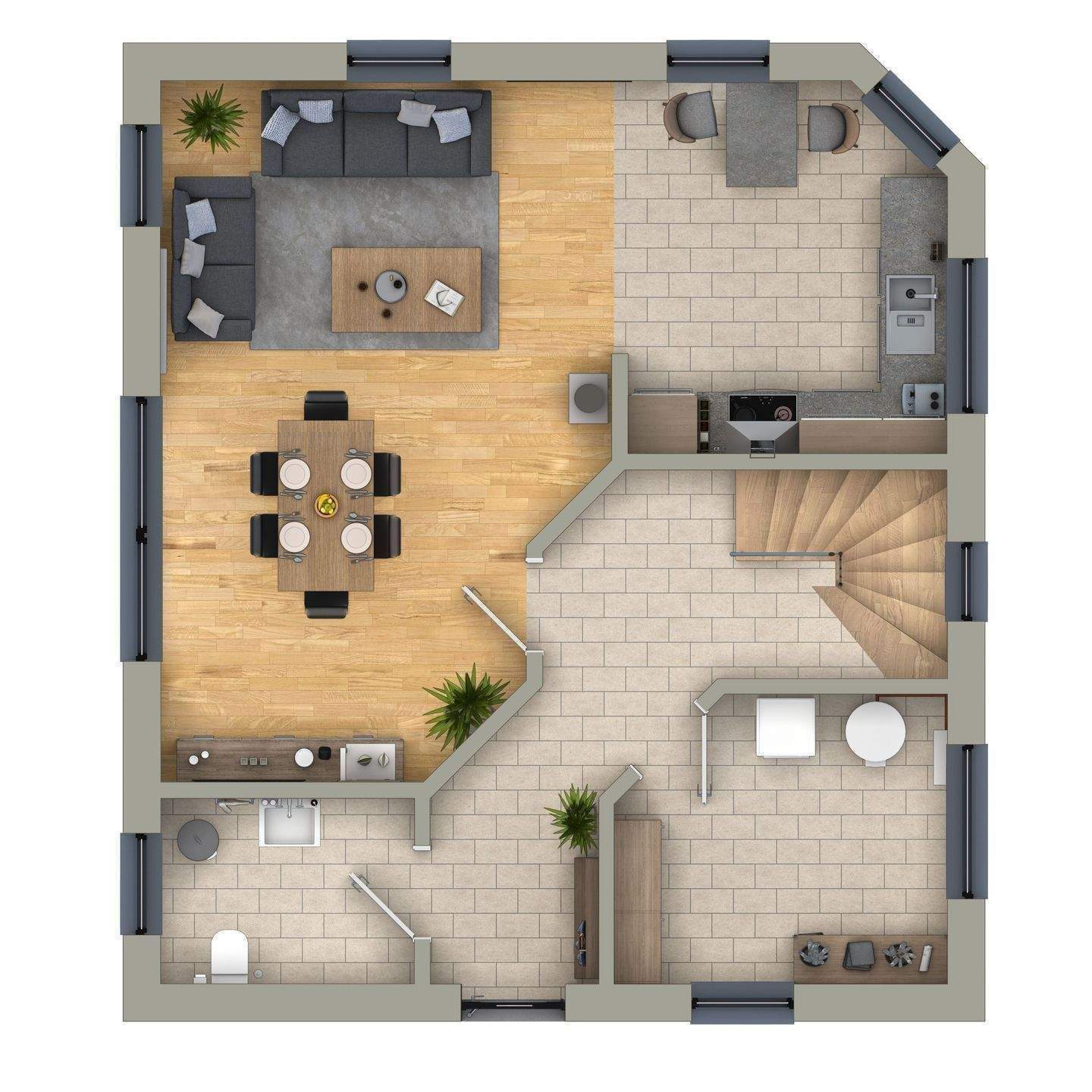 Immobilie in Teuchern - Schlüsselfertiges Massivhaus in Teuchern inklusive Grundstück - Bild 2