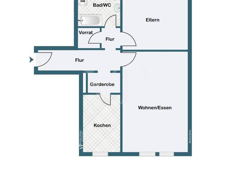 Wohnung zum Kauf 149.000 € 2 Zimmer 69,6 m² EG Metternich Koblenz 56072