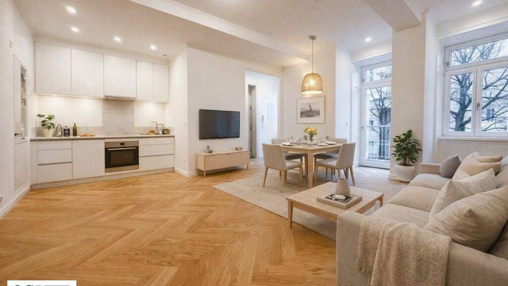 Wohnung zum Kauf - Erstbezug 591.000 € 4 Zimmer 78,8 m² 1. Geschoss Burggasse 119 Wien 1070