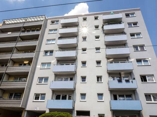 Wohnung zur Miete 582 € 2 Zimmer 43,7 m² 3. Geschoss frei ab 01.11.2026 Offenbacher Landstraße 475 Oberrad Frankfurt am Main 60599