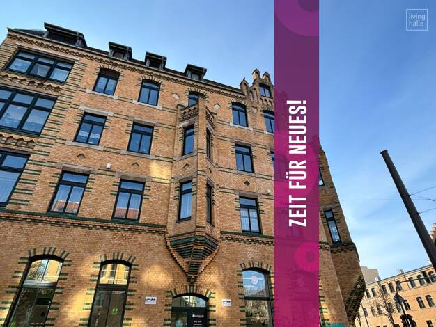 Wohnung zur Miete 580 € 3 Zimmer 78,2 m² 3. Geschoss Merseburger Straße 91 Lutherplatz Halle (Saale) 06110