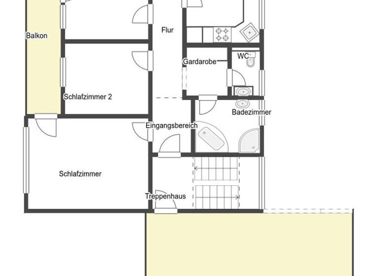 Wohnung zum Kauf 430.000 € 4 Zimmer 130 m² 2. Geschoss Kirchdorf Kirchdorf an der Iller 88457