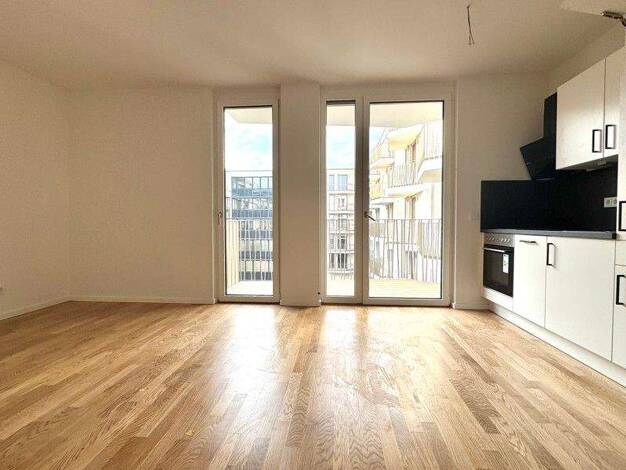 Wohnung zur Miete - Erstbezug 651 € 1 Zimmer 38,9 m² 5. Geschoss frei ab 01.01.2026 Atriumstraße 5 Neustadt-Neuschönefeld Leipzig-Neustadt-Neuschönefeld 04315
