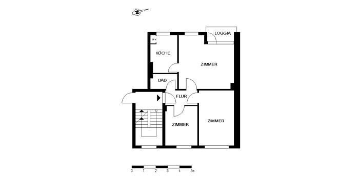 Wohnung zur Miete 490 € 3 Zimmer 54,5 m²<br/>Wohnfläche 2.<br/>Geschoss 12.12.2024<br/>Verfügbarkeit Hegeweg 44 Lüssum - Bockhorn Bremen 28779