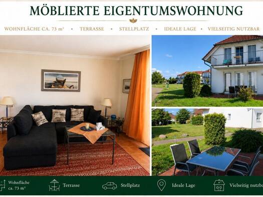 Wohnung zum Kauf 180.000 € 2 Zimmer 73 m² EG Glowe Glowe 18551