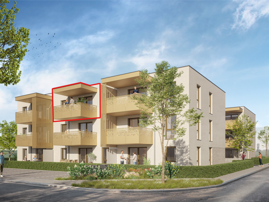 Wohnung zum Kauf - Erstbezug provisionsfrei 412.800 € 3 Zimmer 66,6 m² 2. Geschoss frei ab sofort Finkenstraße Altdorf , Kr Böblingen 71155