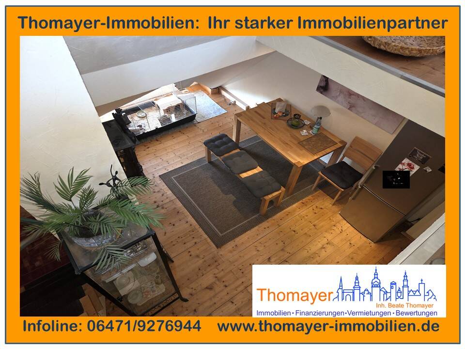 Immobilie in Weilburg - Große, gepflegte Eigentumswohnung unweit vom Zentrum in Weilburg! - Bild 0