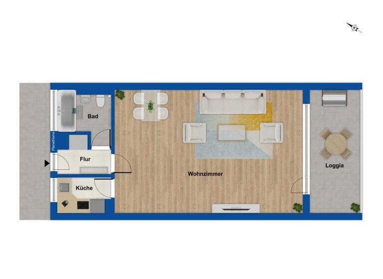 Wohnung zum Kauf 374.000 € 1 Zimmer 55,4 m² Ottobrunn 85521