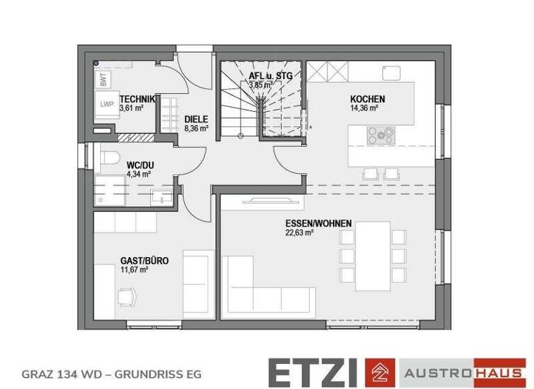 Einfamilienhaus zum Kauf - Erstbezug provisionsfrei 379.720 € Waldneukirchen 4595
