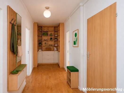 Wohnung zur Miete 422 € 3 Zimmer 70,4 m² 5. Geschoss Salzbinsenweg 2 Heide Nord West 06120