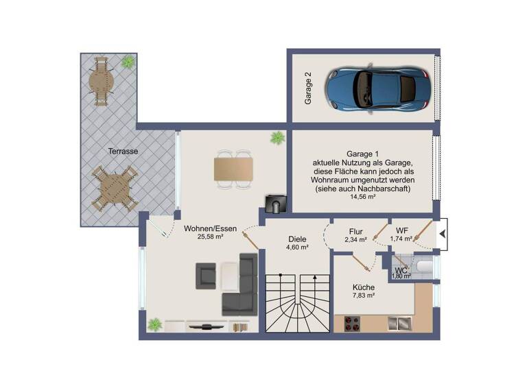 Reihenendhaus zum Kauf 350.000 € 4 Zimmer 120 m² 363 m² Grundstück Kneiting Pettendorf 93186