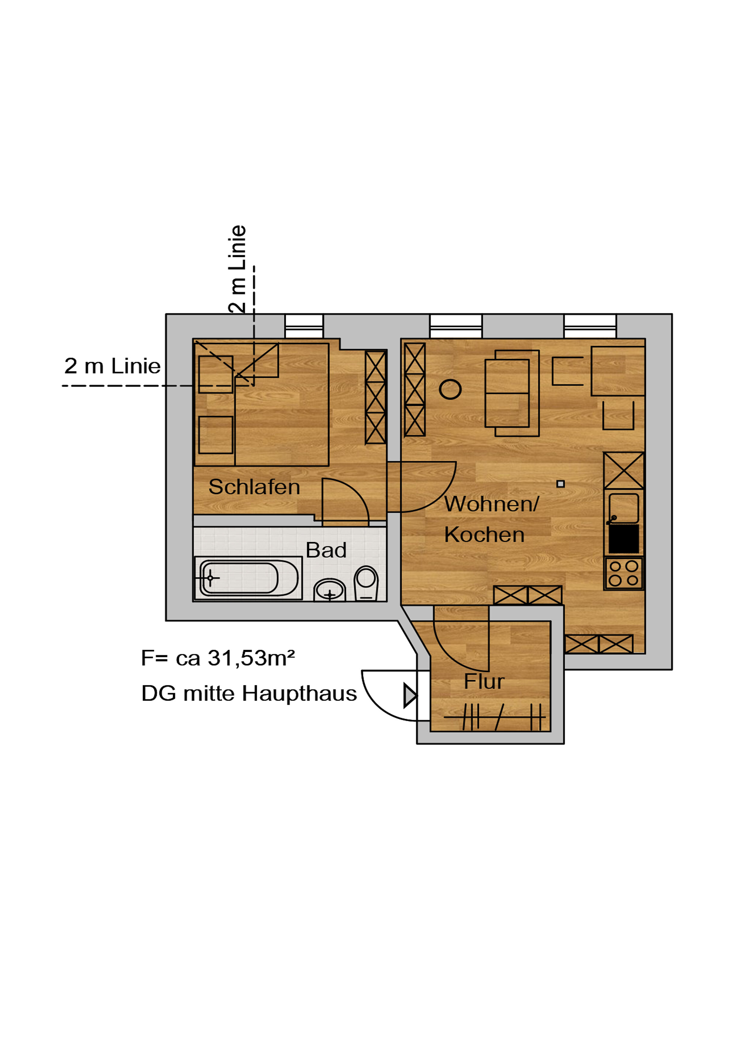 Wohnung zur Miete 200 € 1 Zimmer 31,5 m²<br/>Wohnfläche ab sofort<br/>Verfügbarkeit Karlstraße 18 Limbach-Oberfrohna Limbach-Oberfrohna 09212