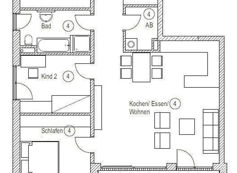 Wohnung zum Kauf als Kapitalanlage geeignet 4 Zimmer 113,9 m² Mering 86415