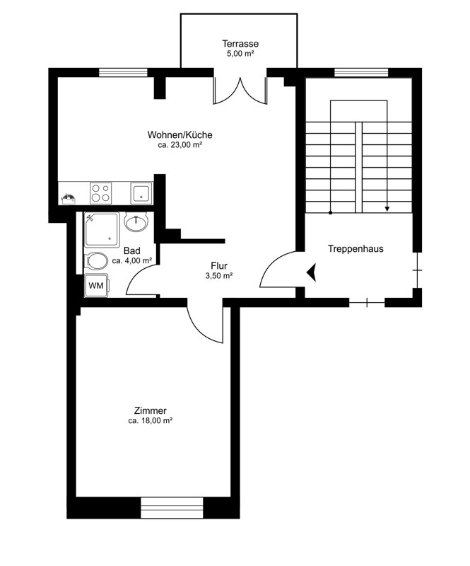 Wohnung zum Kauf 599.000 € 2 Zimmer 50,5 m²<br/>Wohnfläche Am Schlachthof München 80337