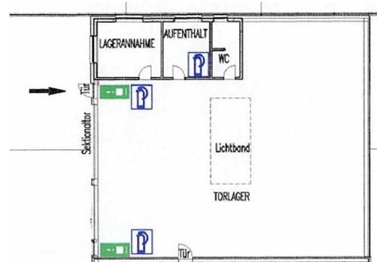 Lagerhalle zur Miete 309,3 m²<br/>Lagerfläche Lehen Ibbenbüren 49479