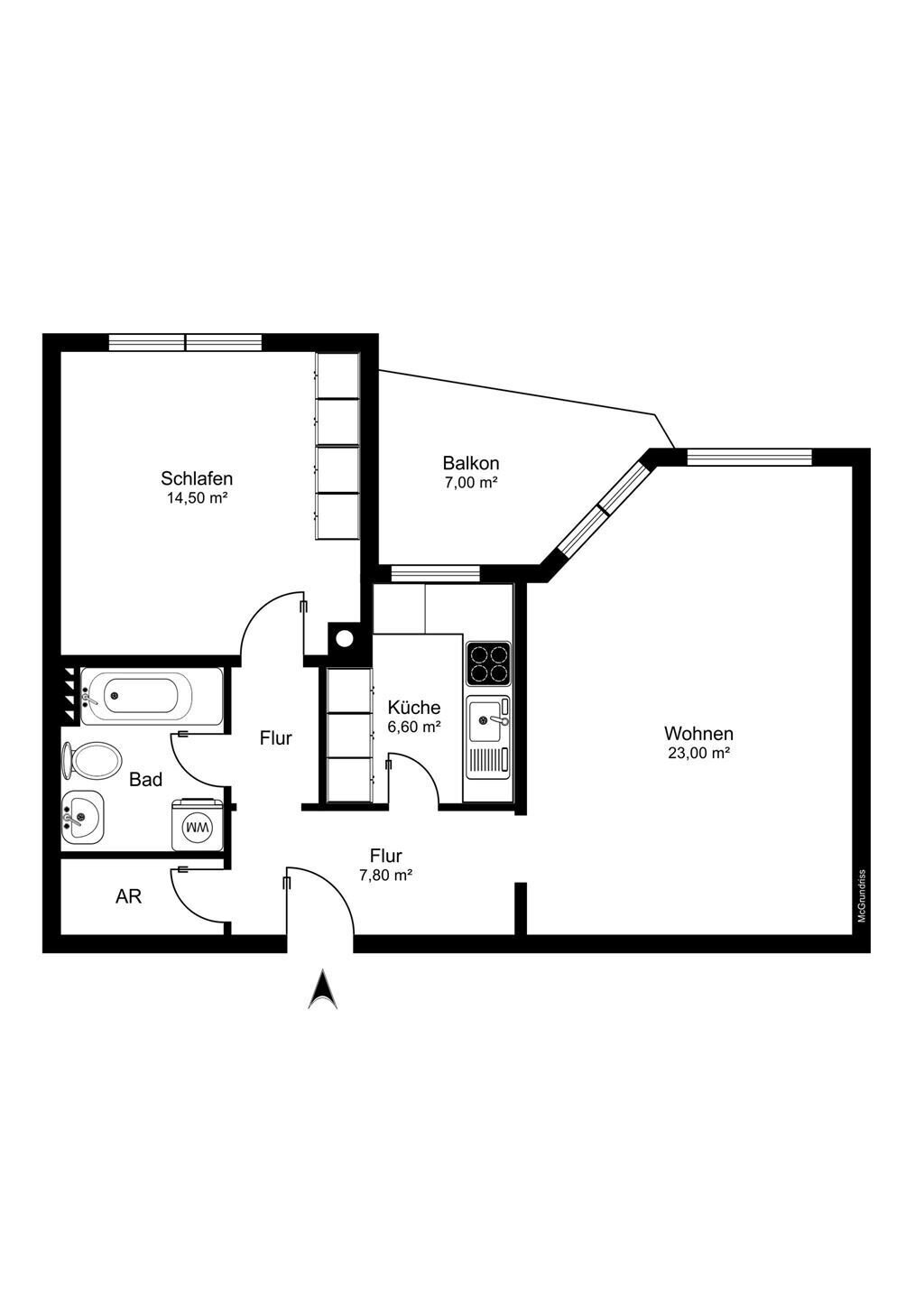 Wohnung zum Kauf 230.000 € 2 Zimmer 62 m²<br/>Wohnfläche 2.<br/>Geschoss ab sofort<br/>Verfügbarkeit Heiligenhafen , Holst 23774