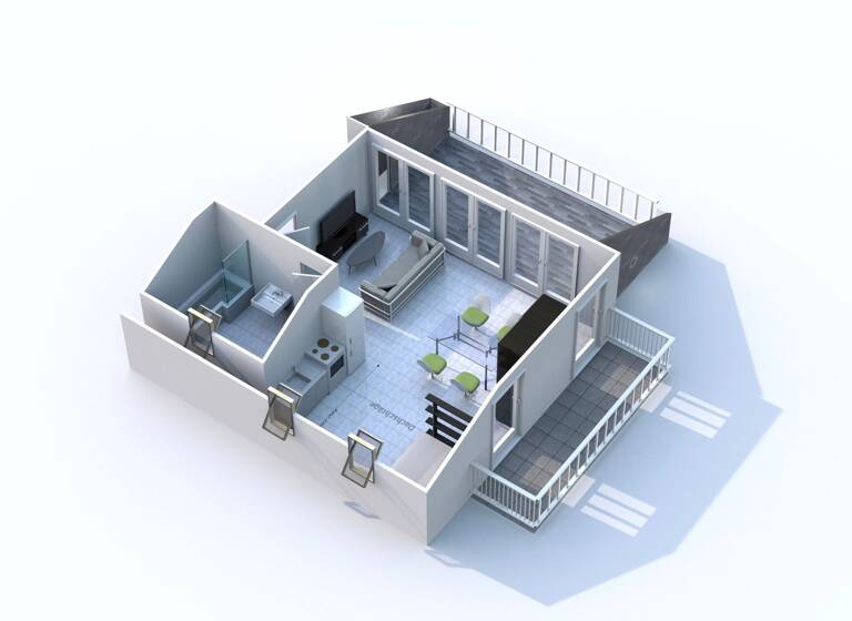 Penthouse zur Miete 820 € 1 Zimmer 43 m² 3. Geschoss frei ab 01.07.2026 Bendorf 56170