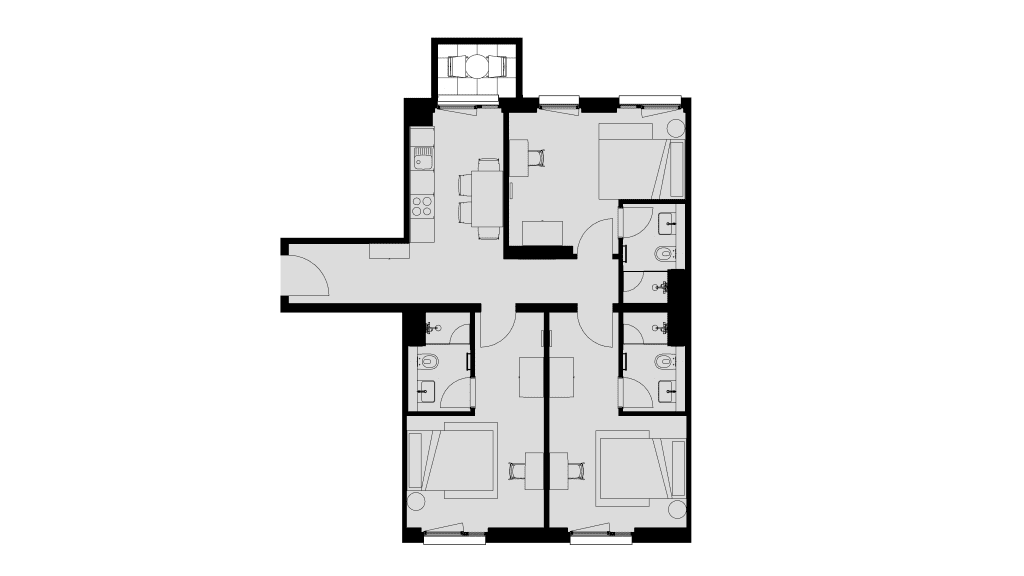 Wohnung zur Miete Wohnen auf Zeit 640 € 3 Zimmer 17,5 m²<br/>Wohnfläche 03.01.2025<br/>Verfügbarkeit Berliner Straße 22 Zentrum - Nord Leipzig 4105