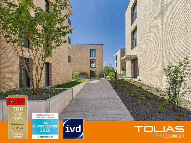 Wohnung zur Miete - Erstbezug 1.230 € 2 Zimmer 64,5 m² 4. Geschoss frei ab sofort Ost Sindelfingen 71065