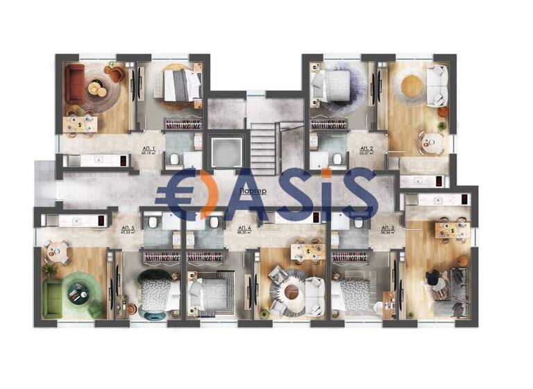 Studio zum Kauf provisionsfrei 79.605 € 2 Zimmer 54 m² Put Bez Ime 83 Sunny Beach 8240